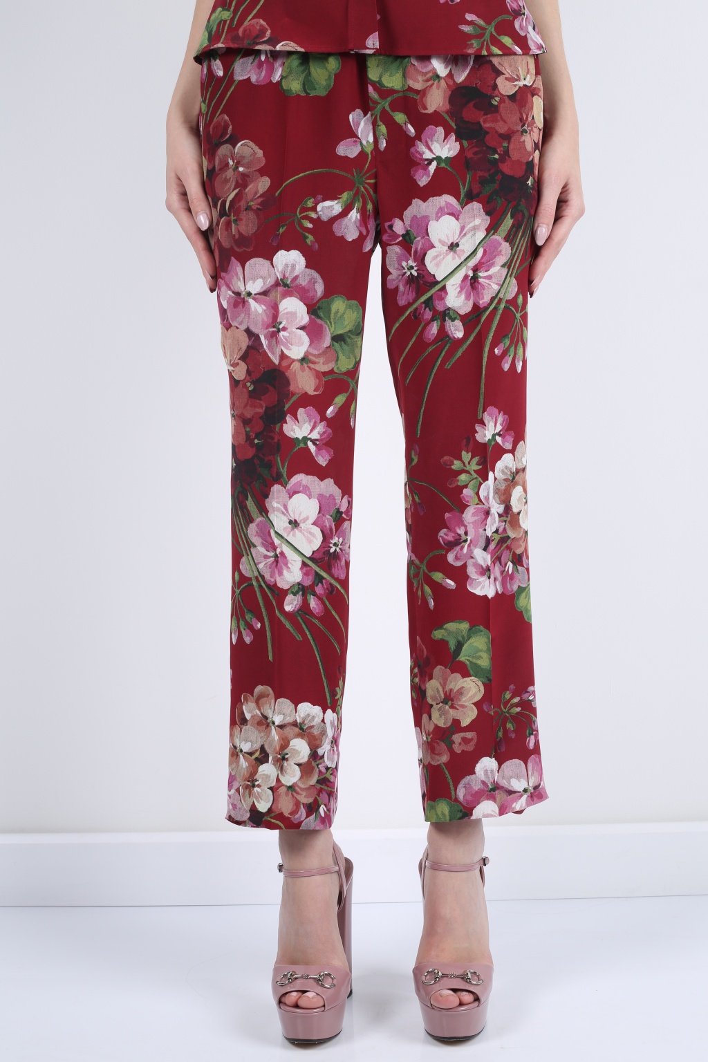 Gucci cheap silk trousers